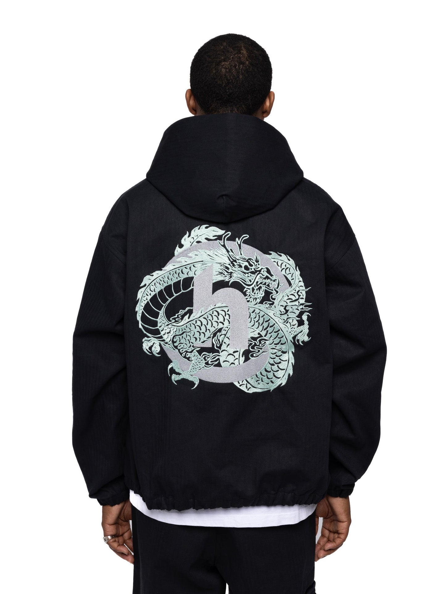 Hidden NY 3M Dragon Zip Shell Black Herringbone