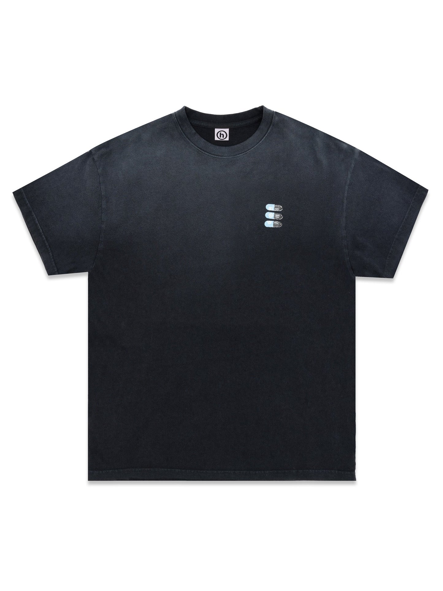 Hidden NY Scattered Pill Tee Washed Black