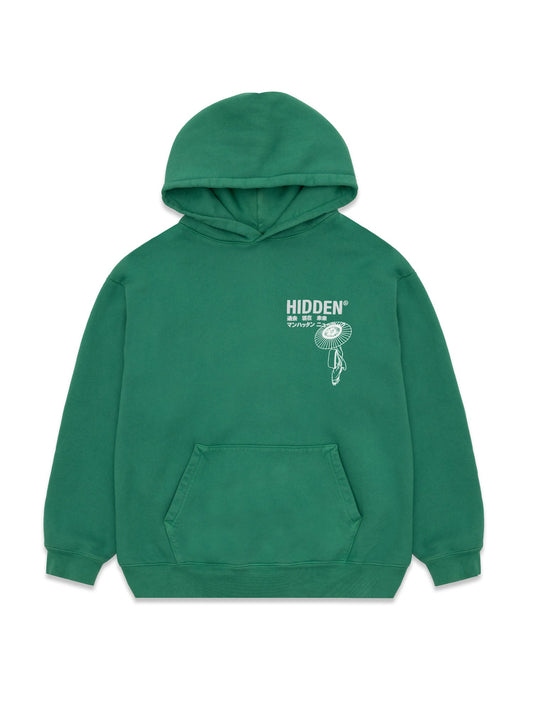 Hidden NY Geisha Hoodie Green