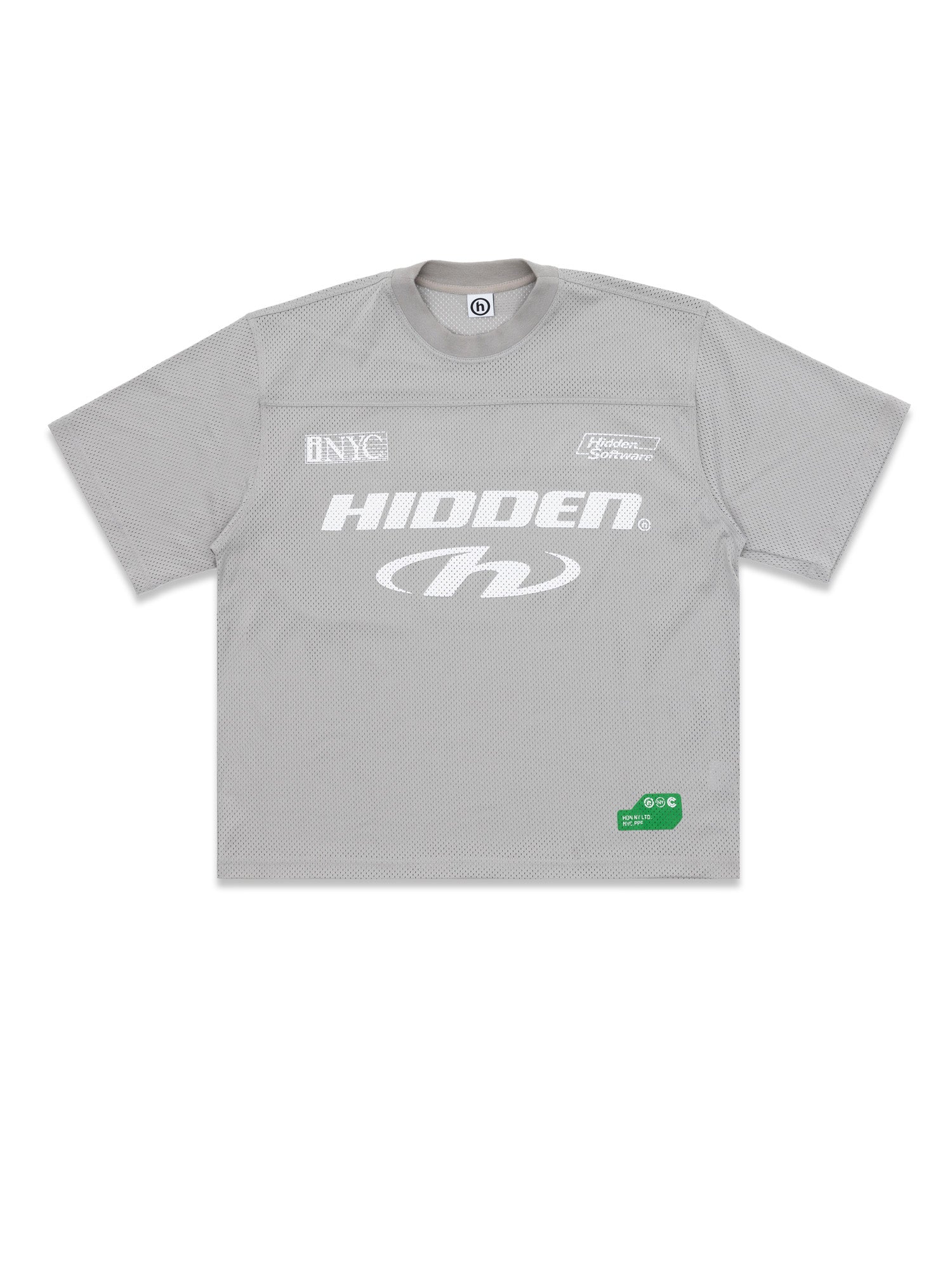 Hidden NY ヒドゥン Mesh Jersey Tシャツ M Hidden NY Mesh Jersey Silver – SoleSavy