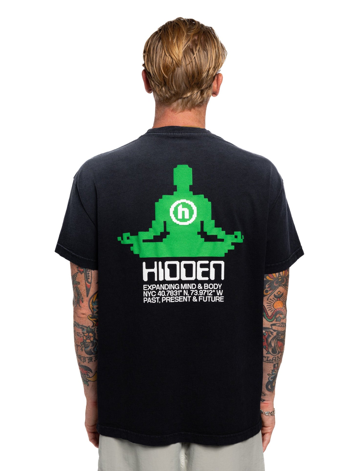 Hidden NY HIDDEN Zen Tee Washed Black