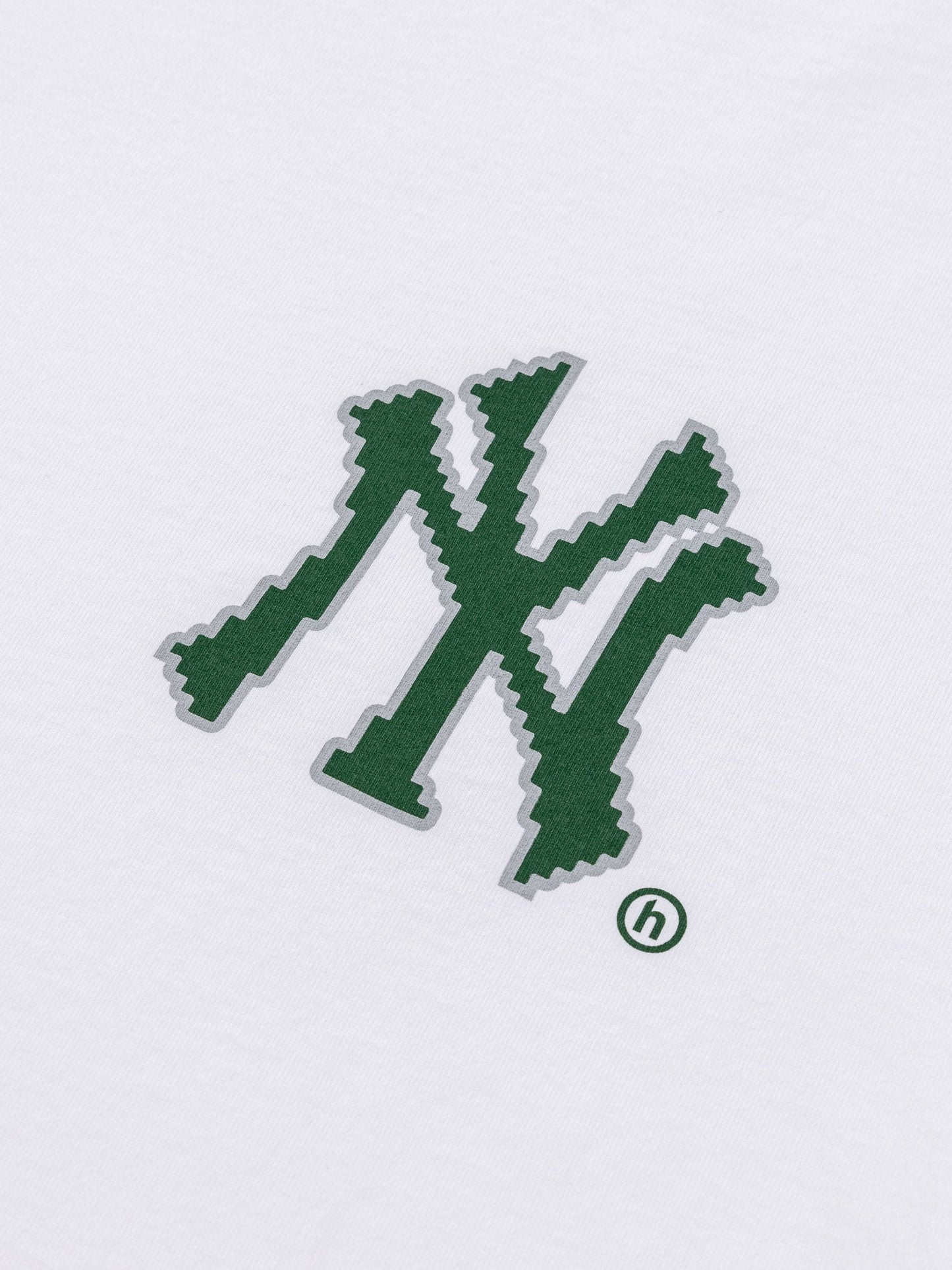 New York Yankees x Hidden NY Pixelated NY Tee White