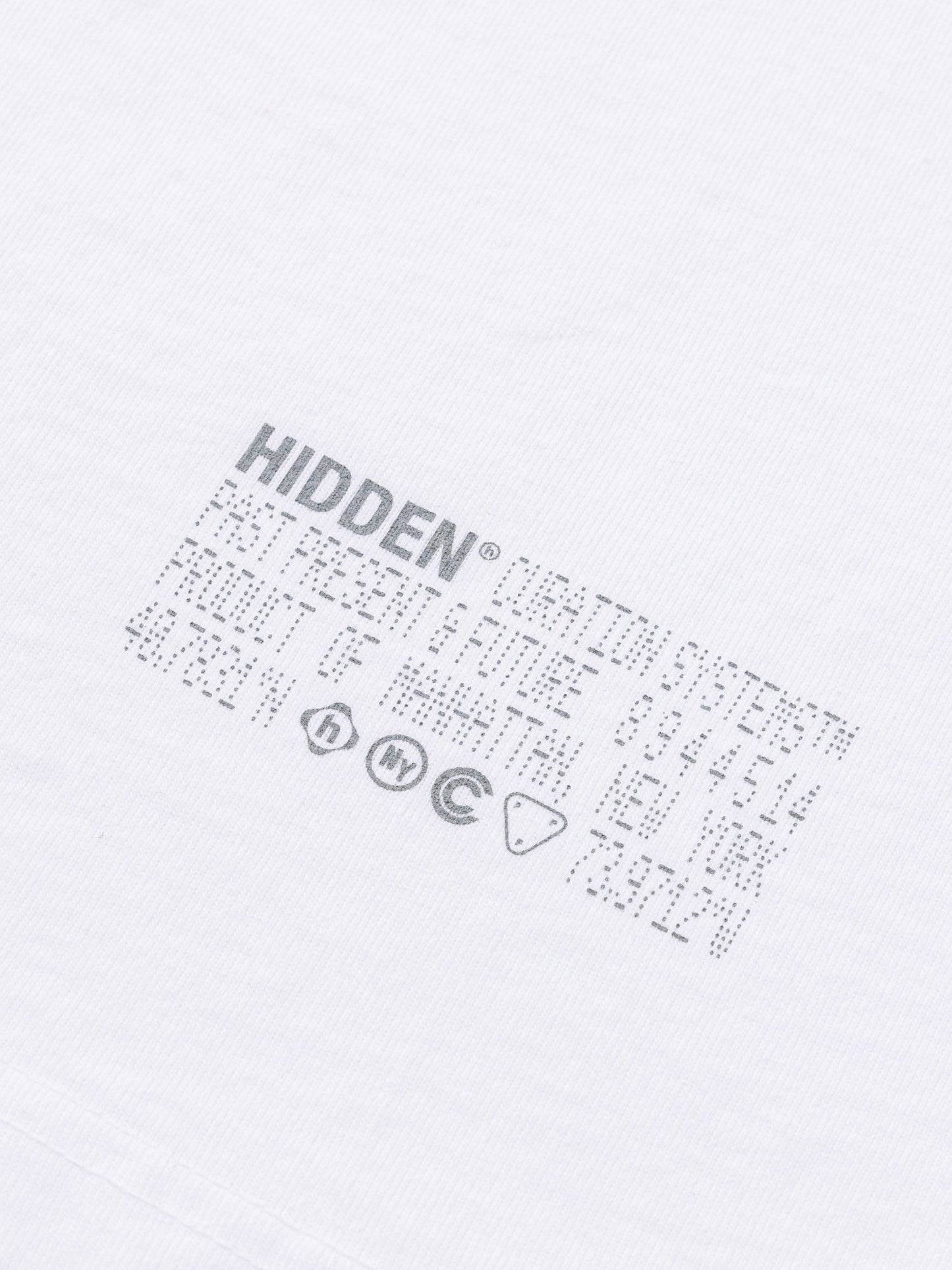 New York Yankees x Hidden NY Pixelated NY Tee White