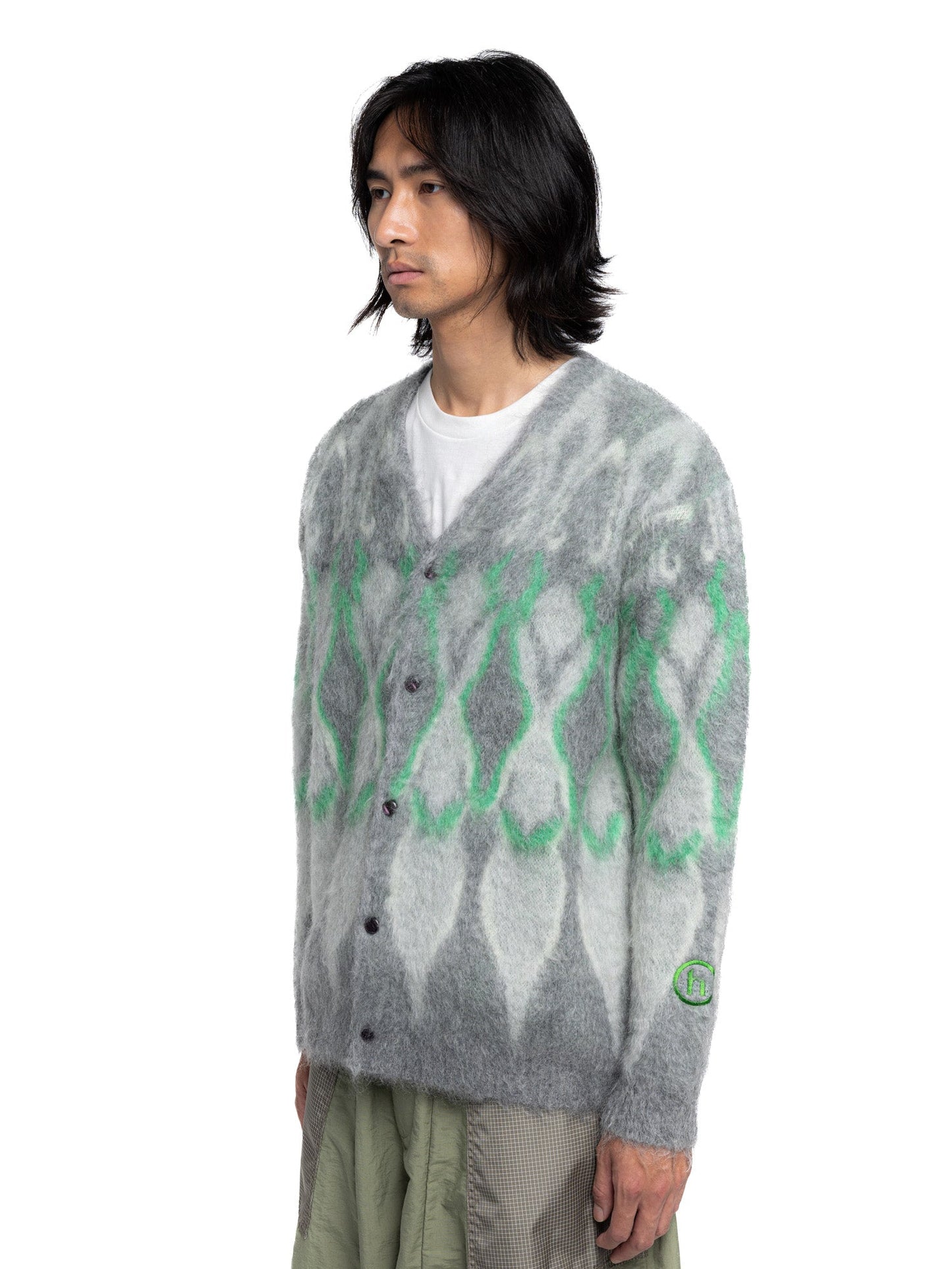 Hidden NY x Needles Psychedelic Mohair Cardigan