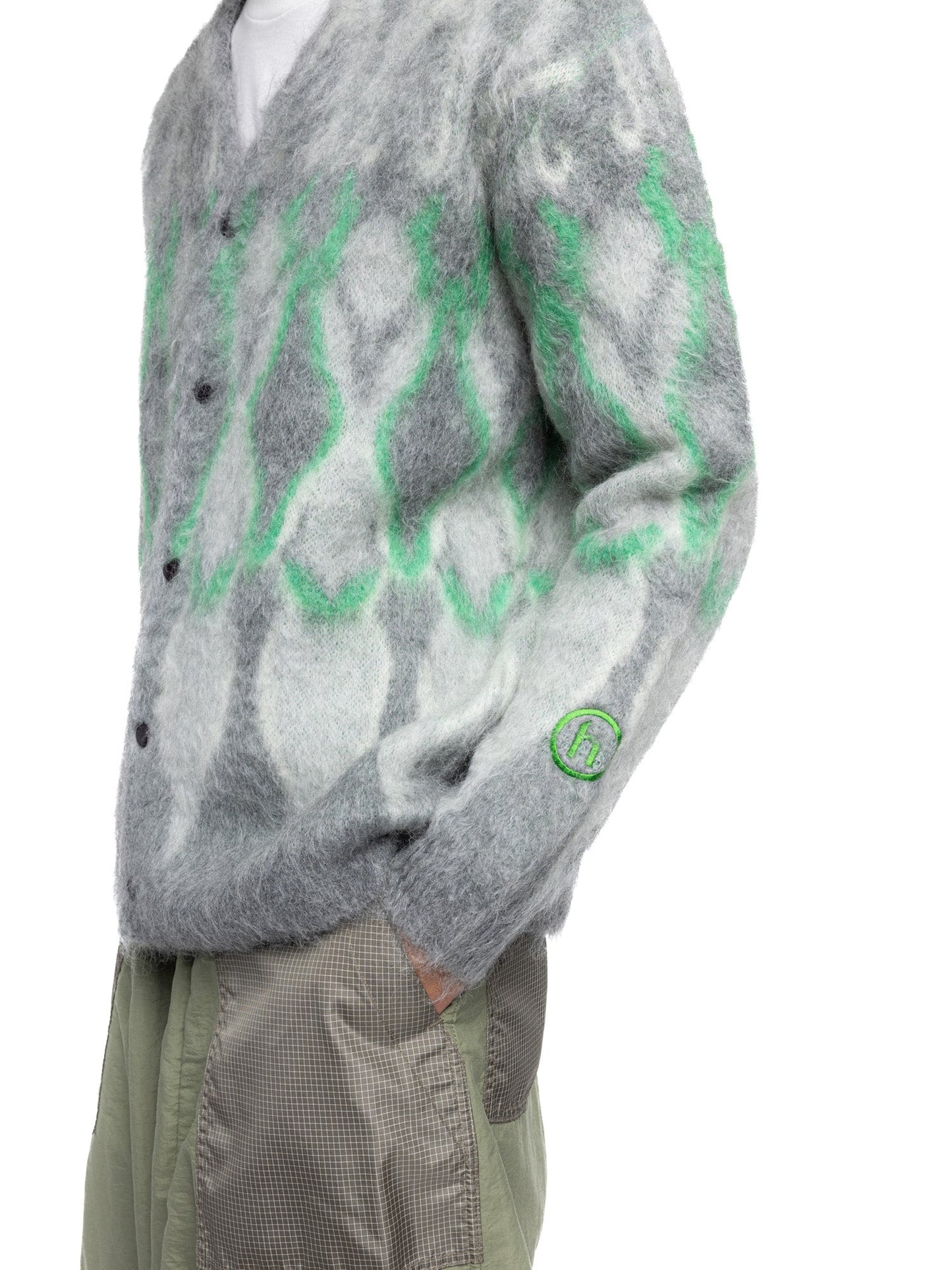 Hidden NY x Needles Psychedelic Mohair Cardigan