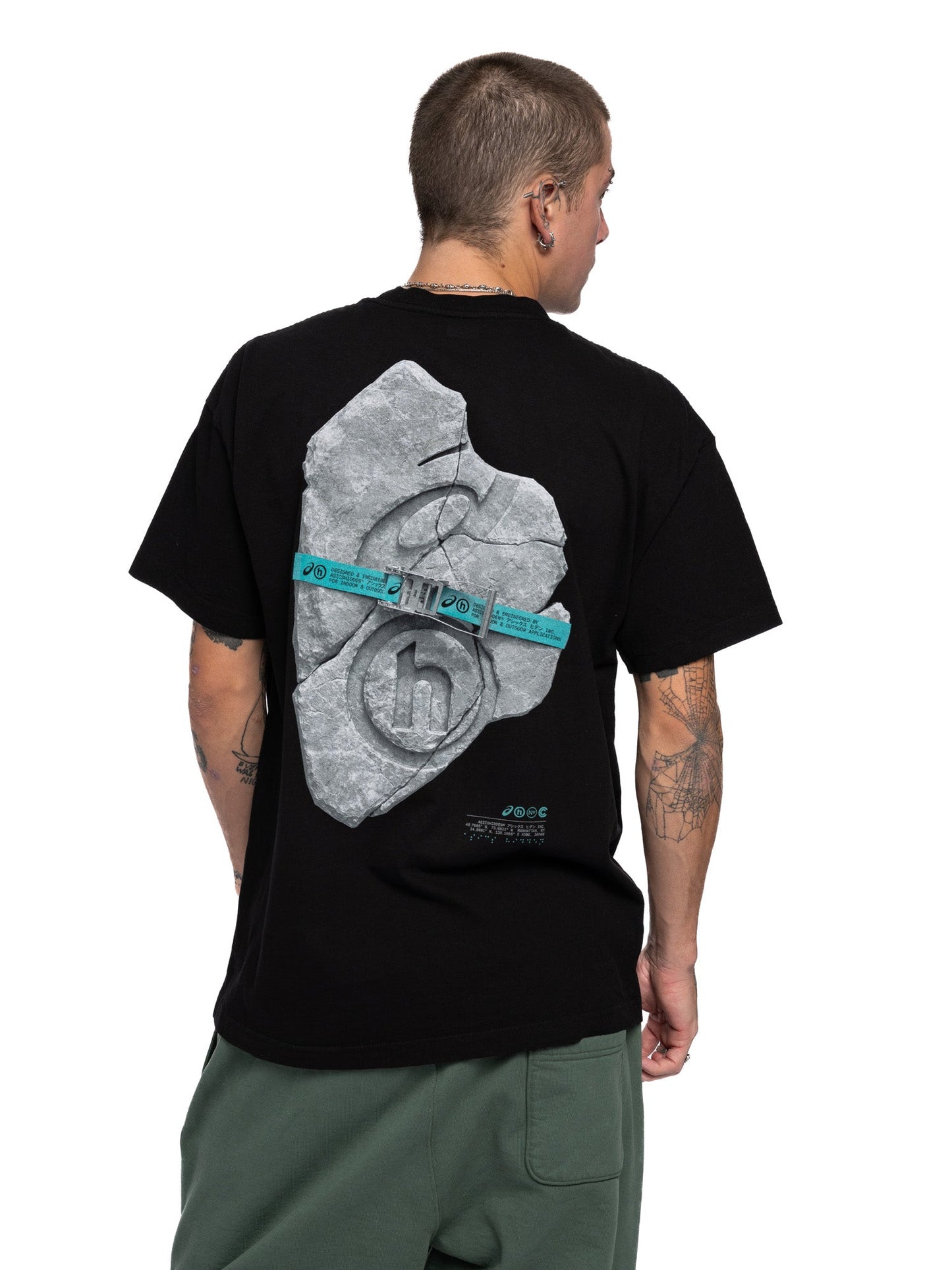 ASICS x Hidden NY Pretech Stone Tee Black
