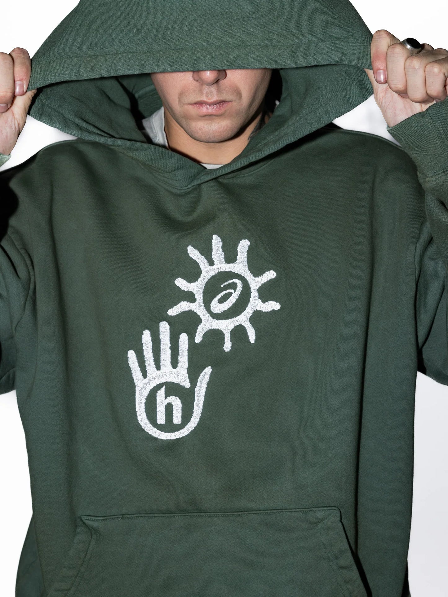 ASICS x Hidden NY Symbolic 3M Hoodie - Forest Green