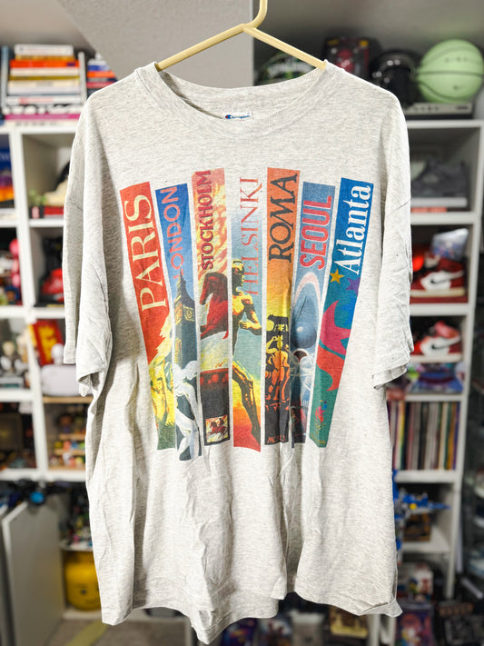 Champion Olympics Heritage Vintage Thrift Tee - Made in USA