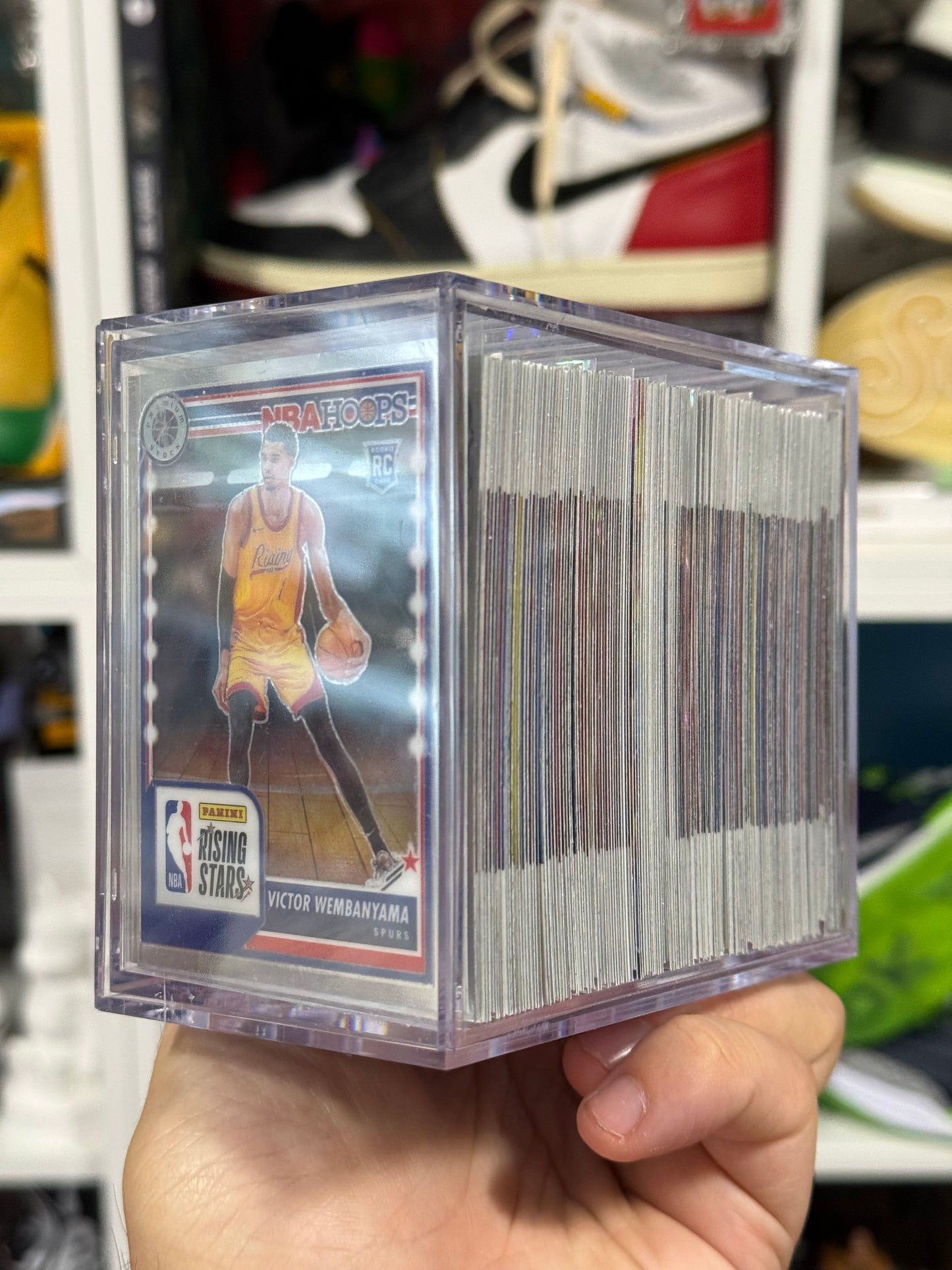 2023-24 NBA Hoops Premium Stock 150 Card Pack w/ TWO Victor Wembanyama Rookie Card