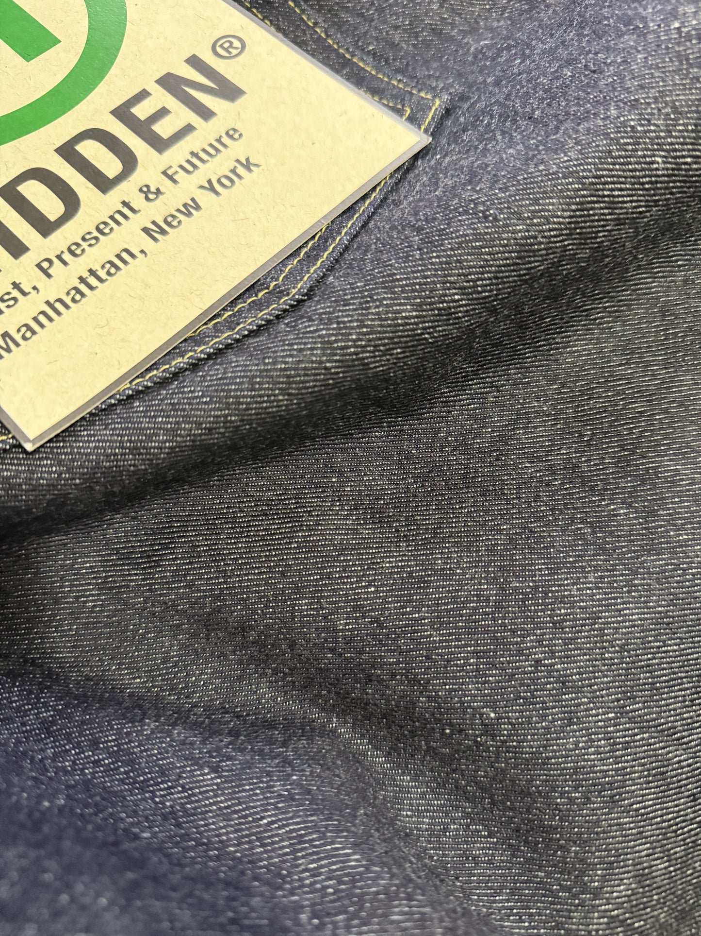 Hidden NY Embroidered Selvedge Denim Jeans - Made in Japan
