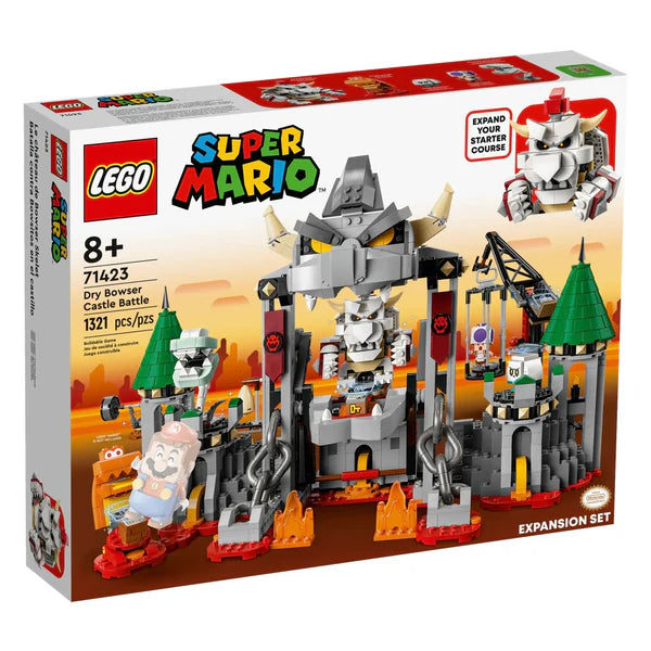 LEGO - Super Mario Dry Bowser Castle Battle Expansion Set #71423 (RETIRED) - Damaged Box