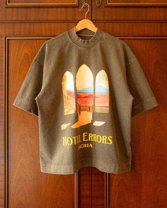 House of Errors - Hotel Errors Heavyweight Tee - Ischia - Made in London