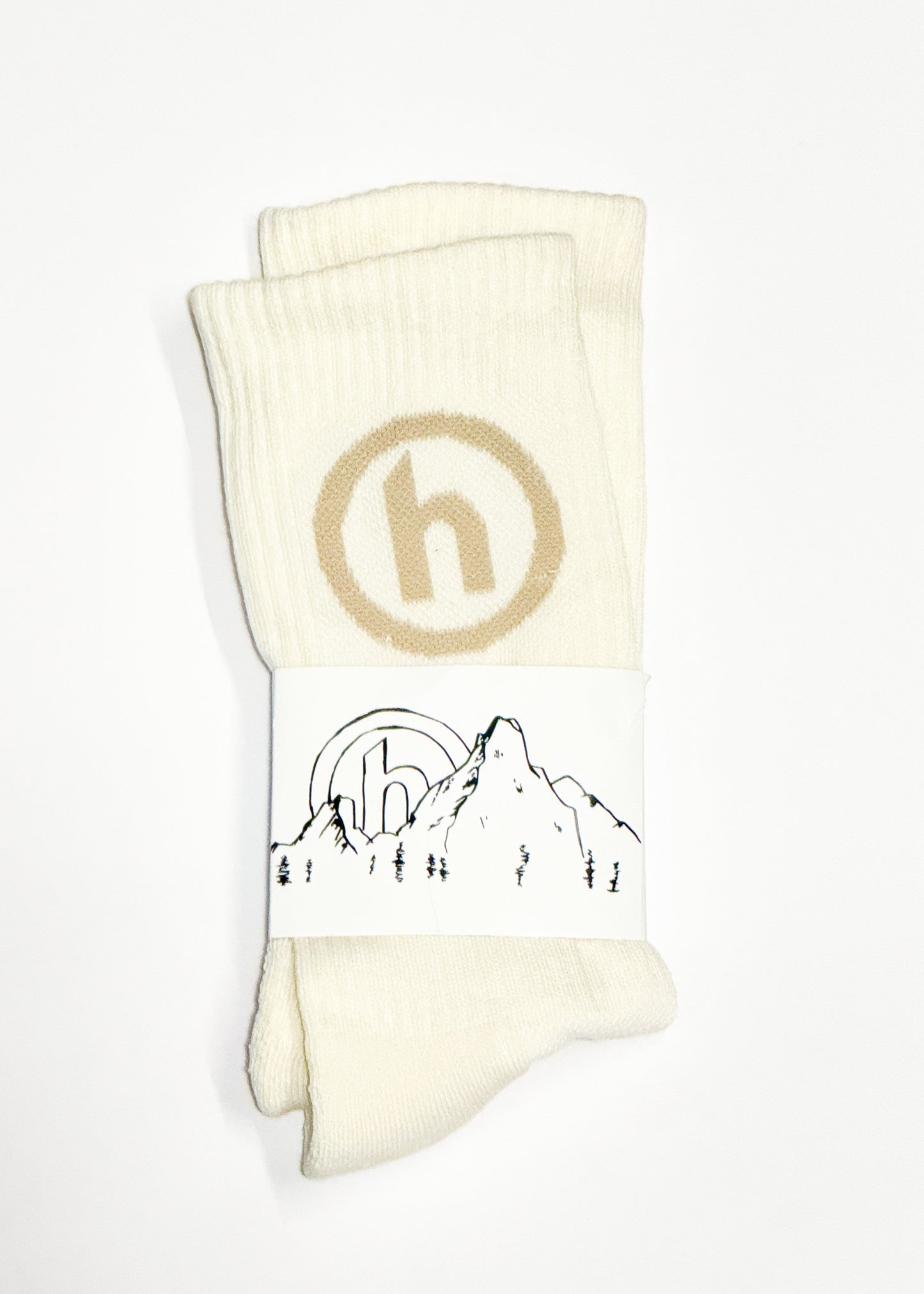 Hidden NY Cream/Tan Classic Socks