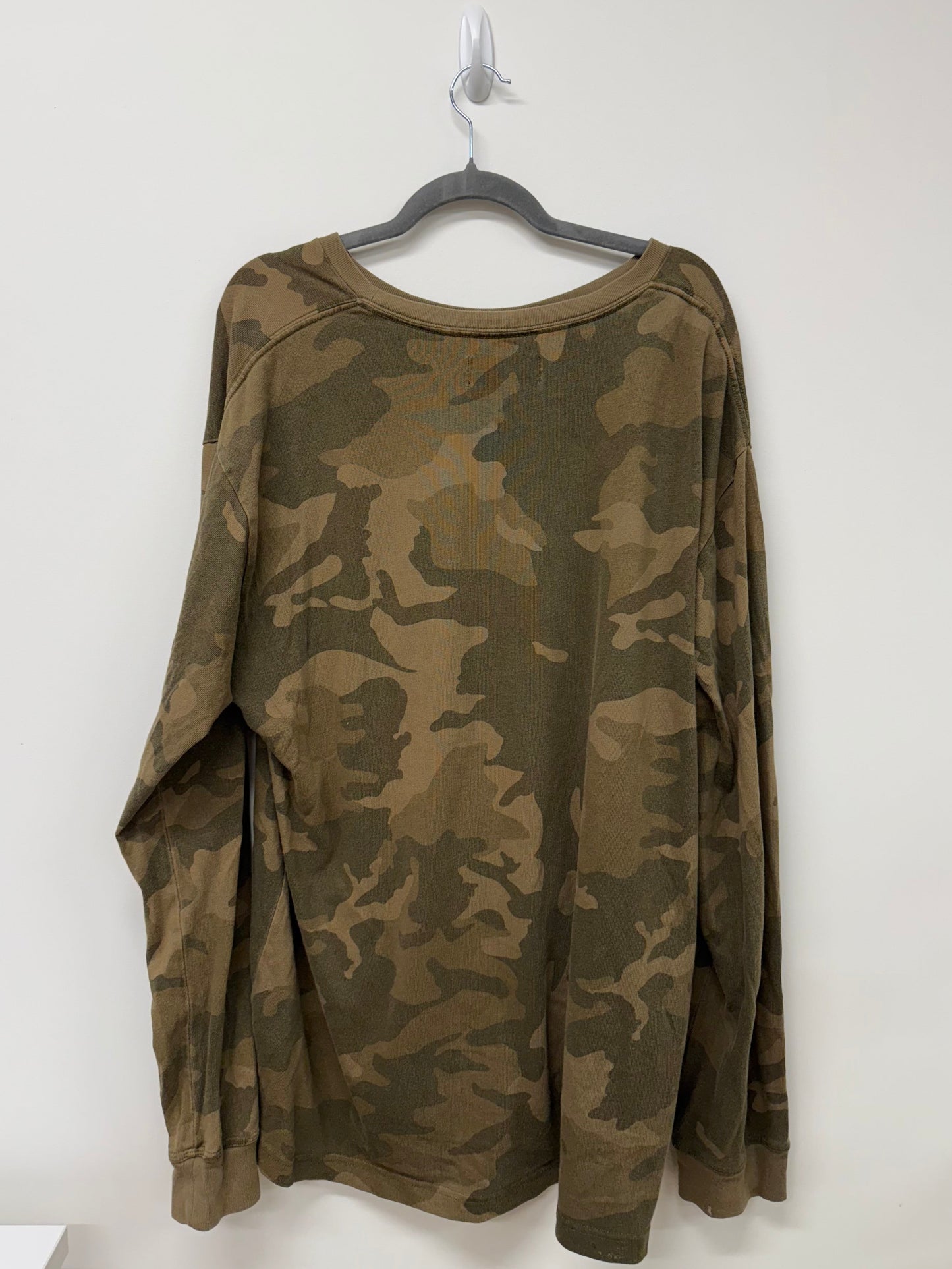 Kith Classic Logo LS Tee Woodland Camo - Gently Worn