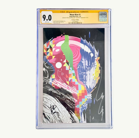 Kid Cudi - MOON MAN #1 - Signed Kid Cudi & Tristan Eaton - Mad Solar Revenge Of Variant Cover Limited to 500 - Graded CGC 9.0