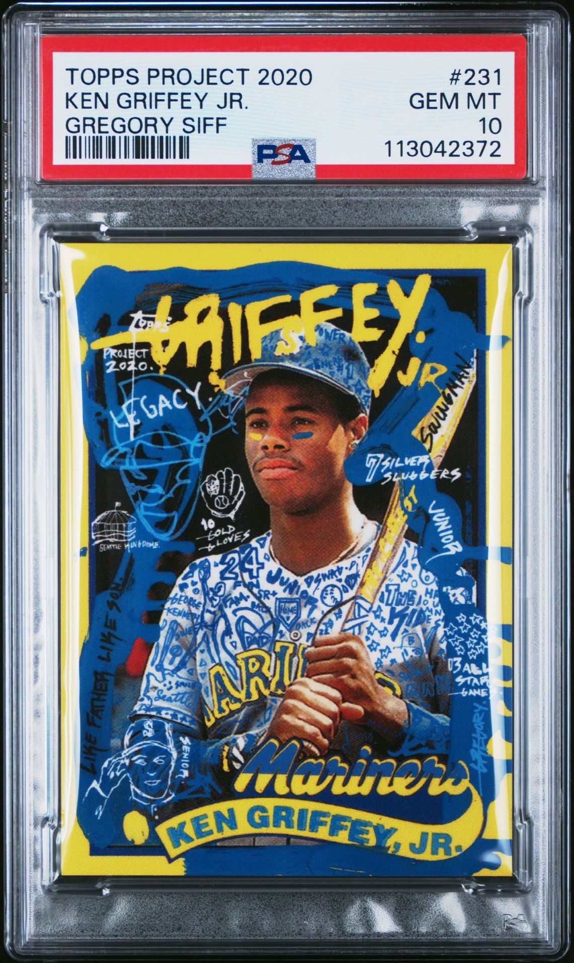 Topps Project 2020 - Ken Griffey Jr. by Gregory Siff #231 - PSA Graded Card
