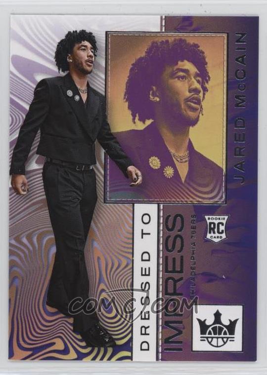 2024-25 Panini Court Kings - Dressed to Impress - Jared McCain #9 - Rookie Card - Ungraded Raw Card