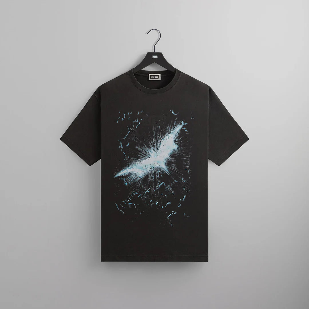 BATMAN | KITH DARK KNIGHT ADV VINTAGE TEE - BLACK – SoleSavy