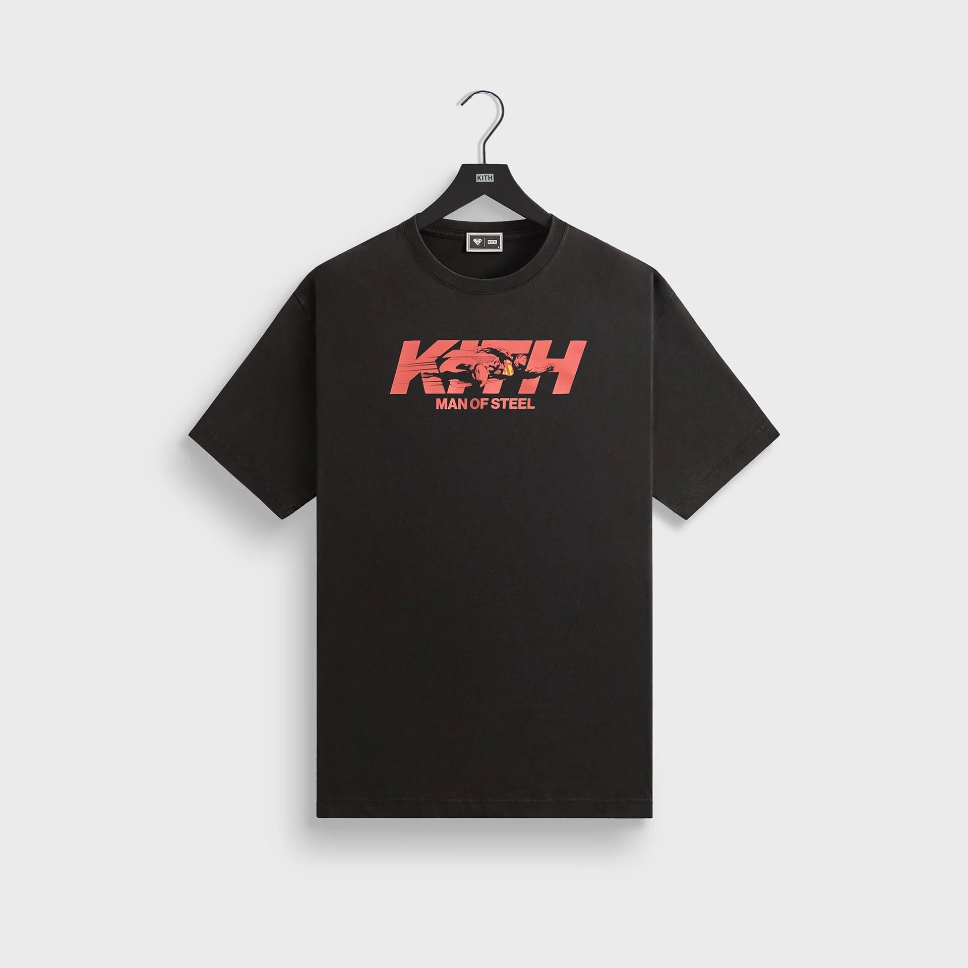 Superman x Kith Man of Steel Vintage Tee - Black – SoleSavy