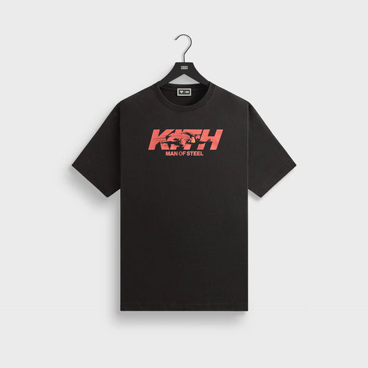 Superman x Kith Man of Steel Vintage Tee - Black