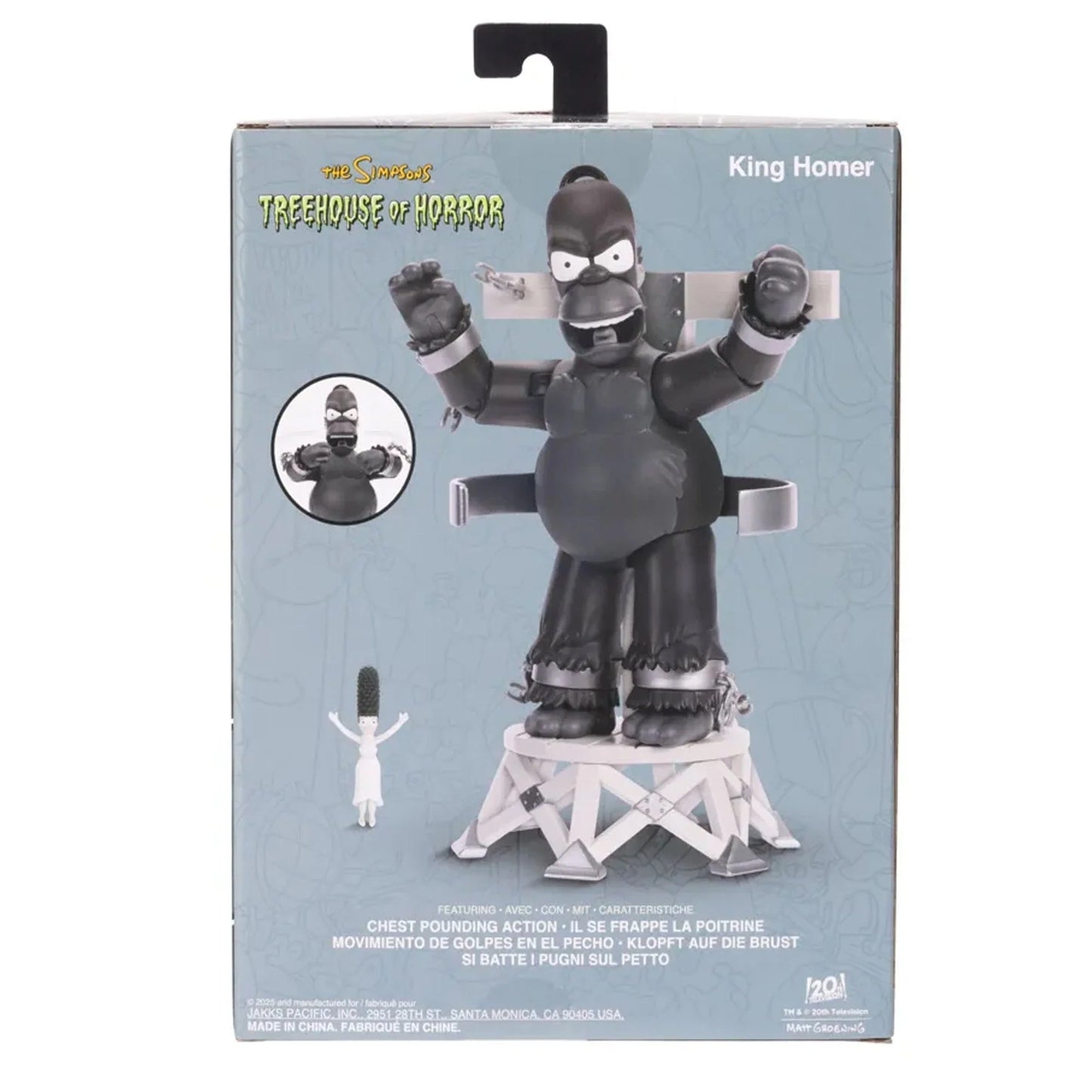 The Simpsons - Premium King Homer with Mini Marge - 5" Premium Action Figure Wave 5 - Jakks Pacific - PRE-ORDER JANUARY 2026 (Copy)