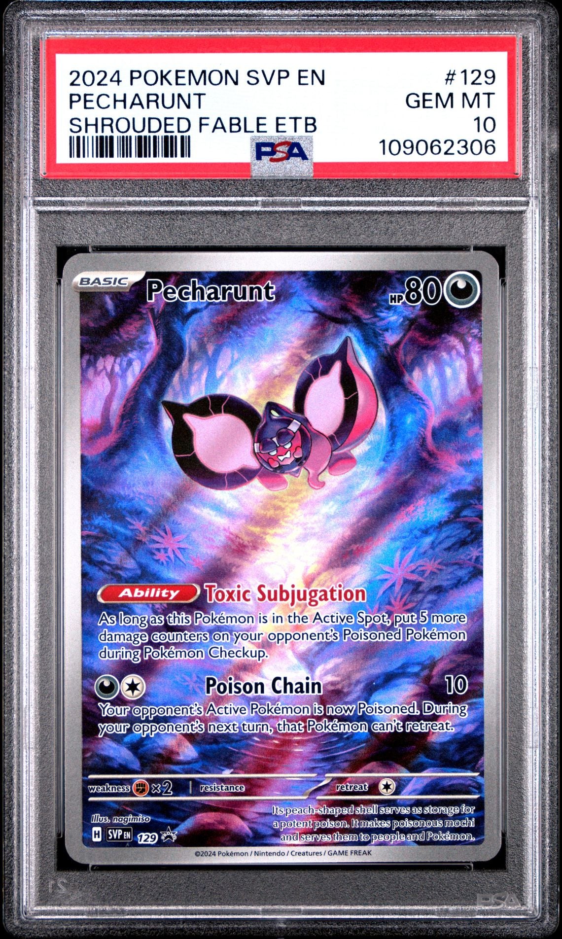 2024 Pokemon SVP En SV Black Star Promo 129 Pecharunt Shrouded Fab SoleSavy 2024 Pokemon SVP En SV Black Star Promo 129 Pecharunt Shrouded Fab SoleSavy