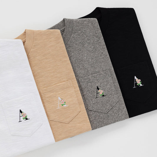 Aimé Leon Dore - Floral A Slub Pocket Tee - Multiple Colors - Spring/Sumer 2022