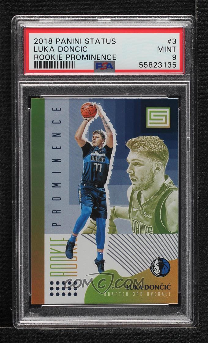 2018 Panini Status - Luka Doncic - Rookie Prominence - Rookie Card - #3 - PSA Graded Card