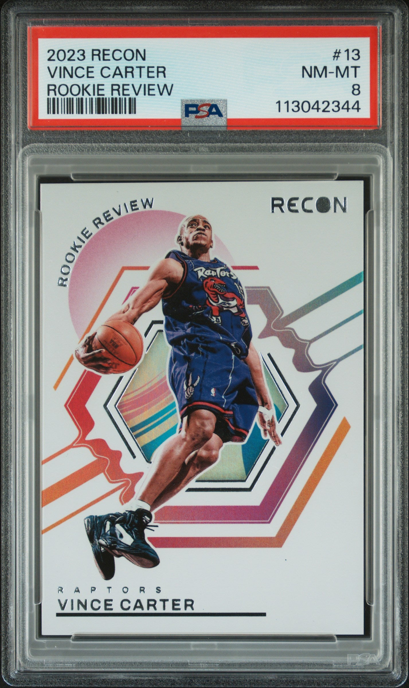 2023-24 Panini Recon - Vince Carter - Rookie Review - #13 - PSA Graded Card