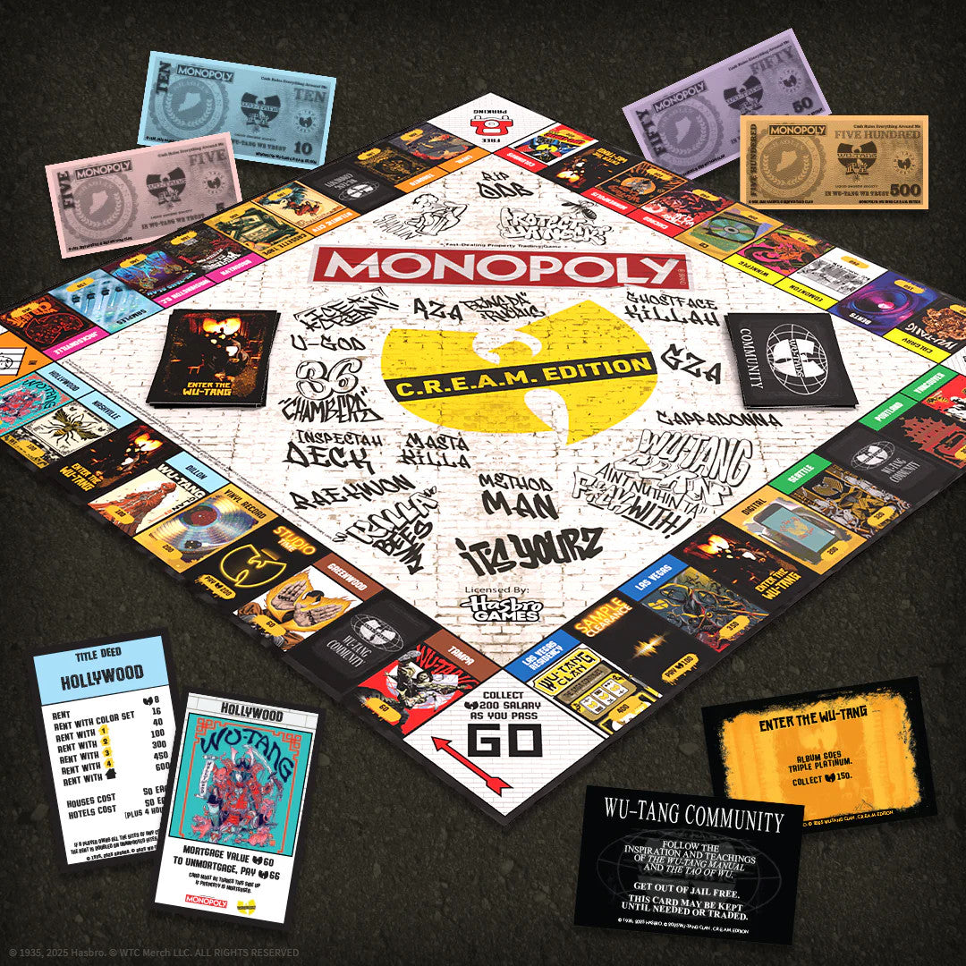 Monopoly - Wu-Tang Clan C.R.E.A.M. Limited Edition - Board Game (PRE-ORDER JUNE 24 2026)