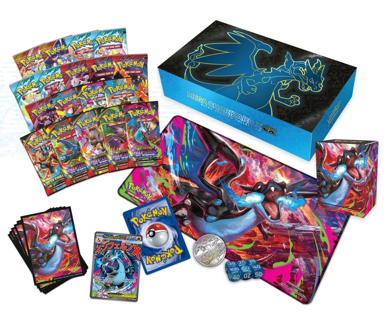 Pokemon - Mega Charizard X EX Ultra Premium Collection (UPC) PRE-ORDER NOV 2025 - MAX 1