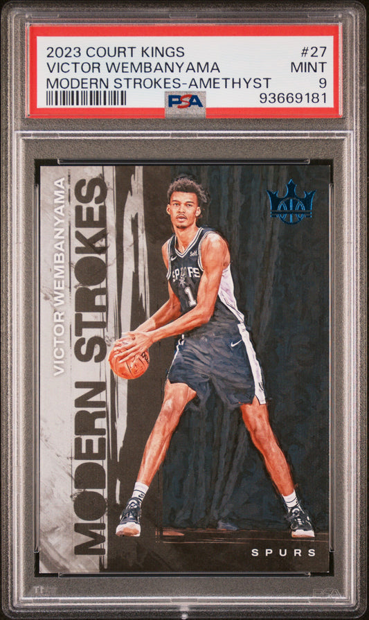 Victor Wembanyama PSA 9 Front - Cert #93669181