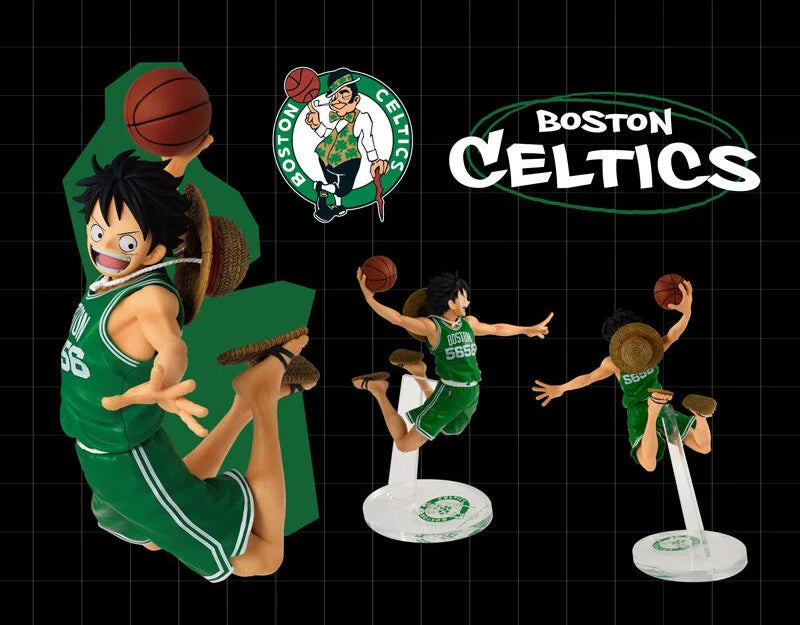 One Piece × NBA Master Stars Piece - Monkey D. Luffy (Boston Celtics) Action Figure