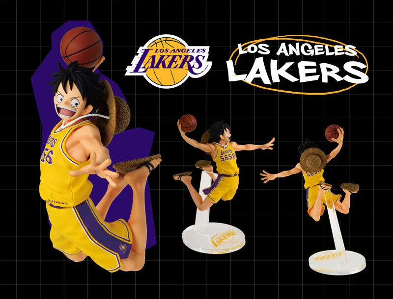 One Piece × NBA Master Stars Piece - Monkey D. Luffy (Los Angeles Lakers) Action Figure