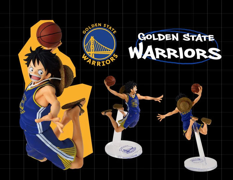 One Piece × NBA Master Stars Piece - Monkey D. Luffy (Golden State Warriors) Action Figure