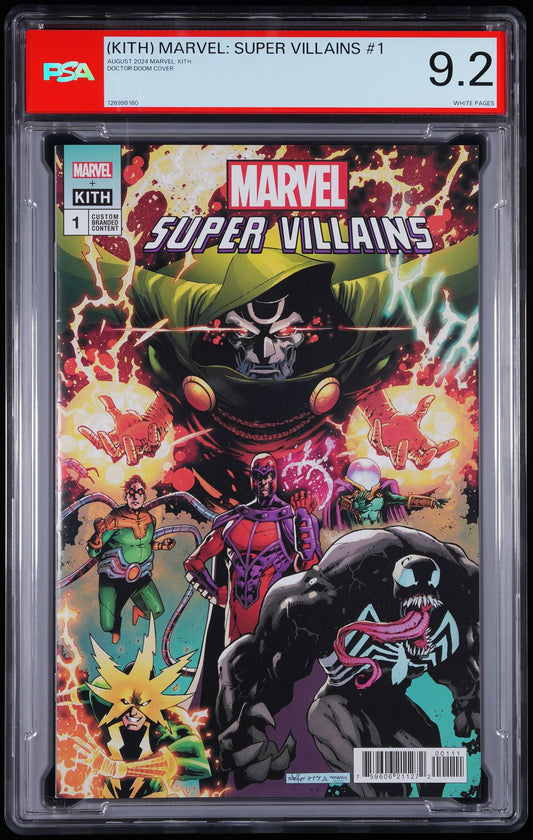 KITH x Marvel - PSA Graded Comic - Super Villains - Dr. Doom Cover - SDCC 2024