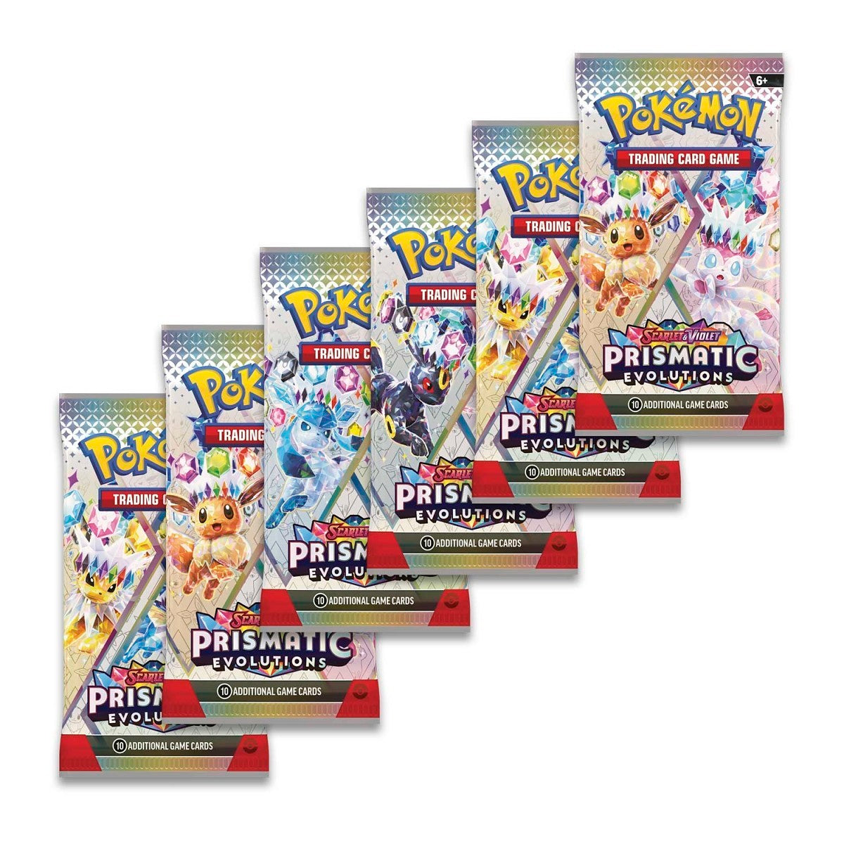 Pokemon - Scarlet & Violet - Prismatic Evolutions - Booster Bundle (6 Packs)