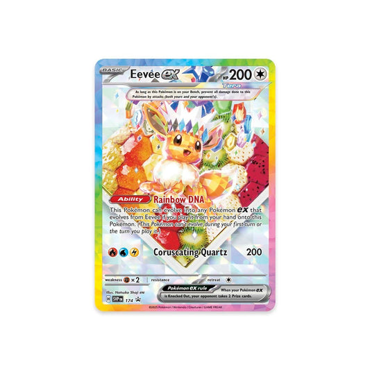 2025 Pokemon SVP-EN - Eevee Ex #174 - Black Star Promo - Prismatic Super Premium Box - Ungraded Raw Card