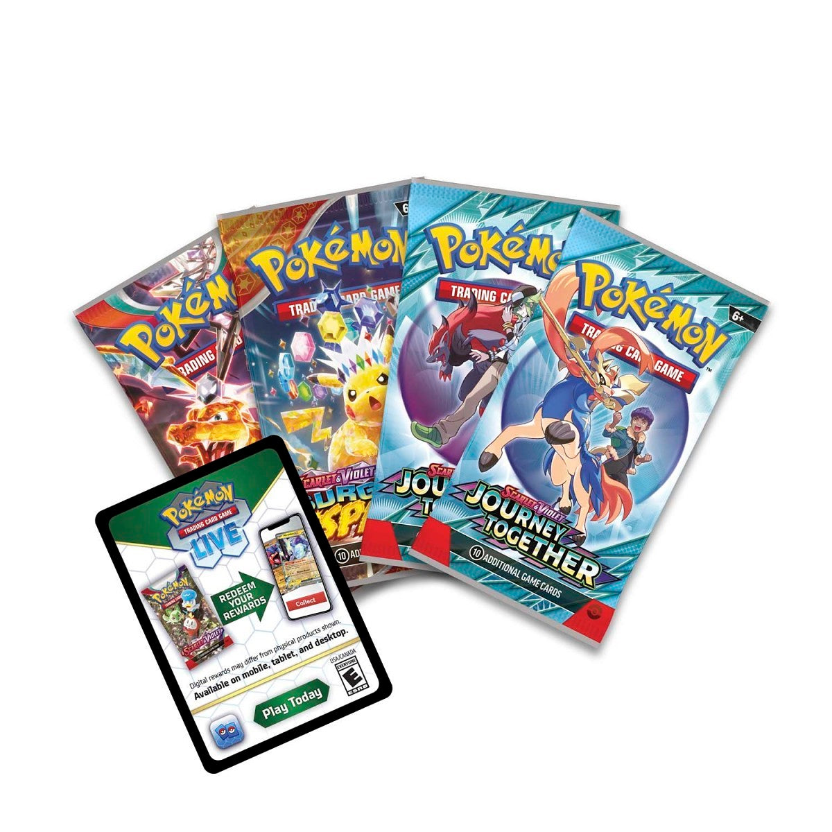 Pokemon - Hop's Zacian ex Box - 4 Packs + Bonus Cards