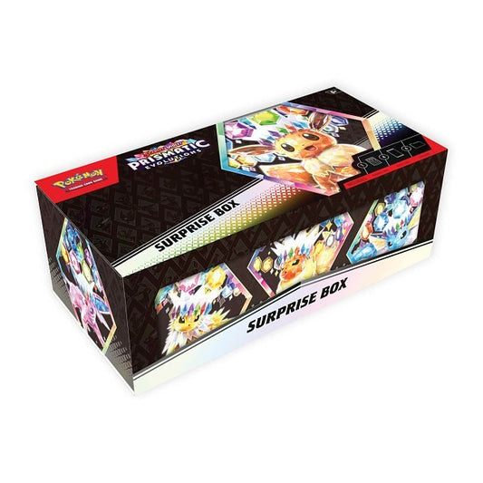 Pokemon - Scarlet & Violet - Prismatic Evolutions - Surprise Box (4 Packs + 1 Promo Card)