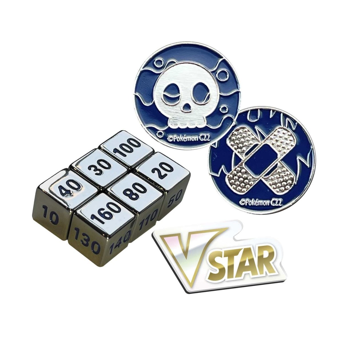 Pokemon Go - ACCESSORIES Only from Elite Trainer Box (Metal Dice + more)