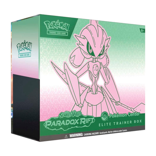 Pokemon - Scarlet & Violet - Paradox Rift Elite Trainer Box Iron Valiant - Pokemon Center Exclusive