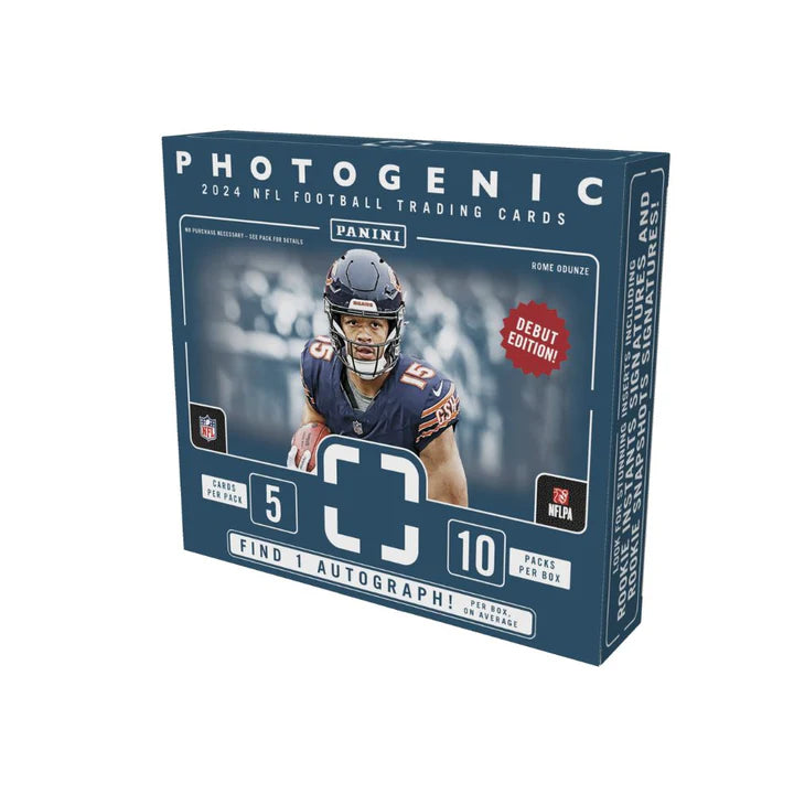 2024 Panini Photogenic Football - Hobby Box (1 Auto Per Box)