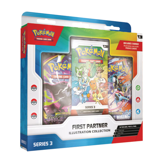 2026 Pokemon: First Partner Illustration Collection - Series 3 (MAX 2) (PRE-ORDER AUGUST 7)