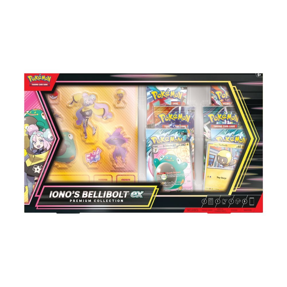 Pokemon - Iono’s Bellibolt ex Premium Collection - 6 Packs