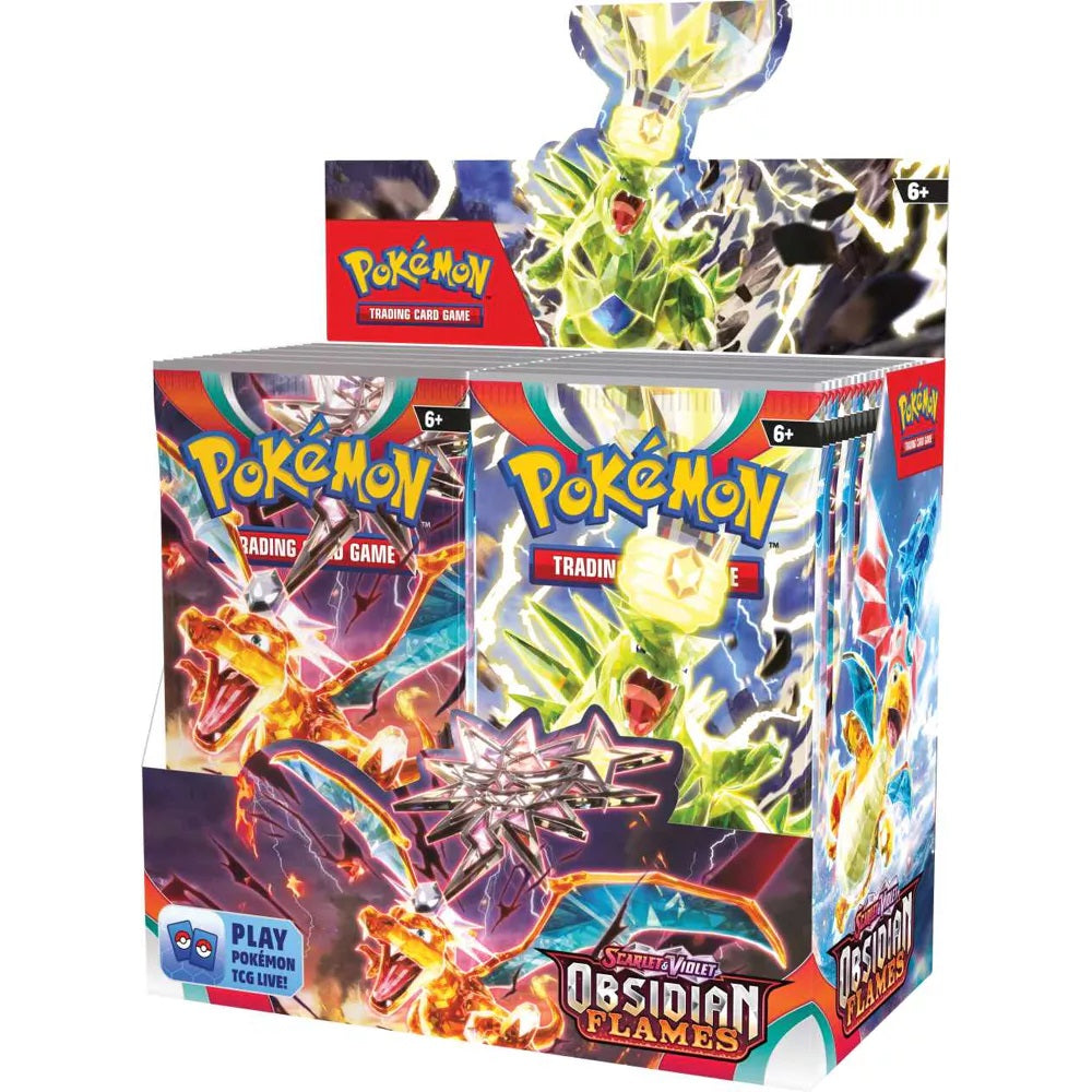 Pokemon - Scarlet & Violet - Obsidian Flames -  Trading Cards Booster Box - 36 Packs