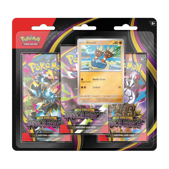 collectible pokemon trading card games mega evolutions 3pk blister Pokemon Mega Evolution - ME05 Pitch Black