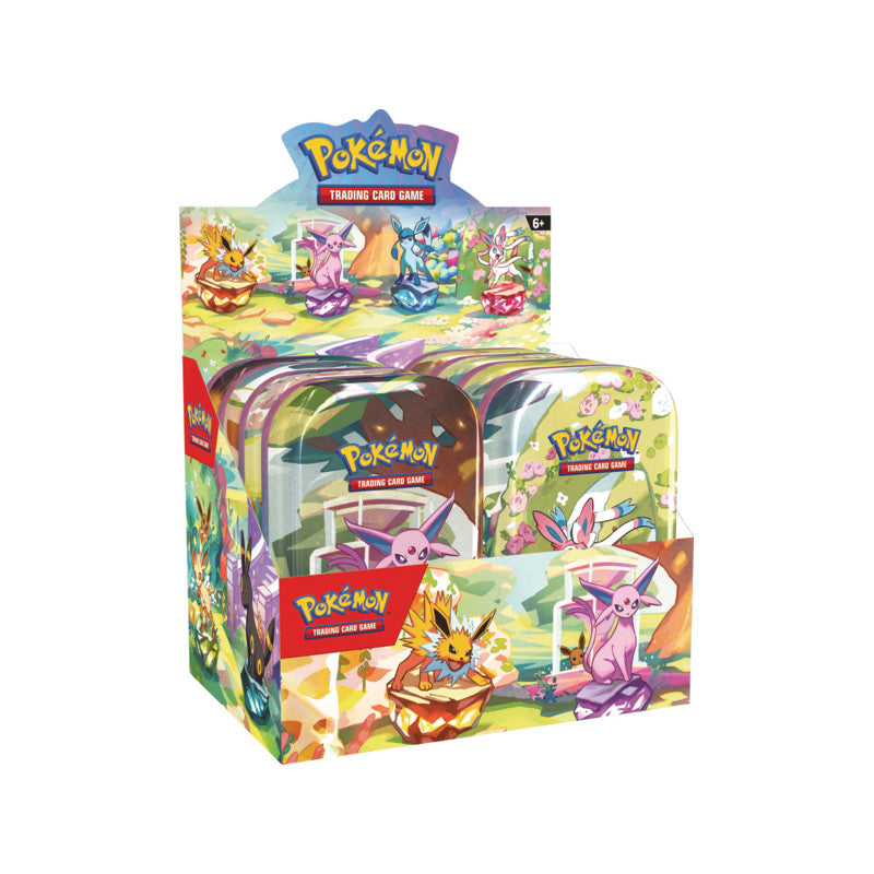 Pokemon - Scarlet & Violet - Prismatic Evolutions Mini Tin Display (PRE-ORDER JUNE 5)