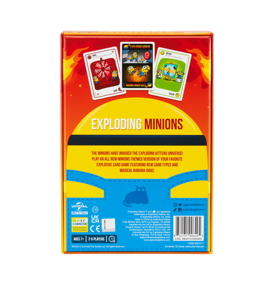 Exploding Minions - Card Game by Exploding Kittens - Ages 7+