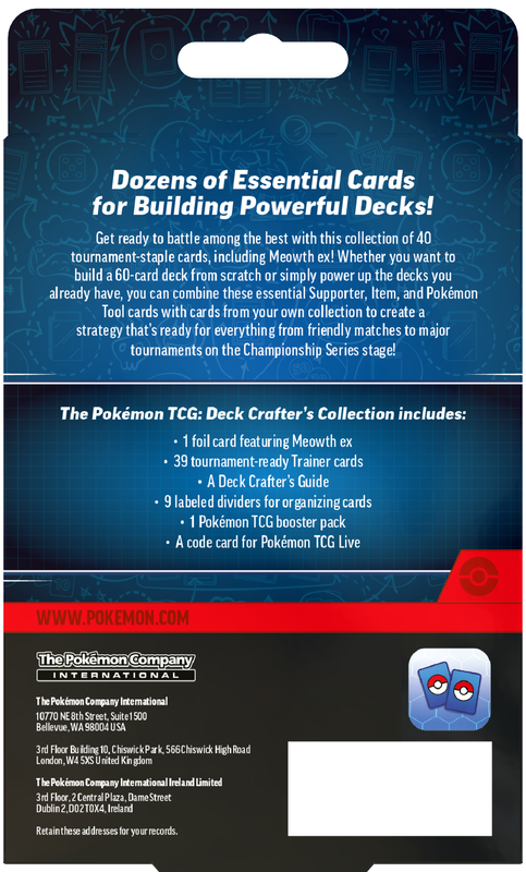 Pokemon: Deck Crafter's Collection 2026 - Includes One Pack (PRE-ORDER OCT 23, 2026)